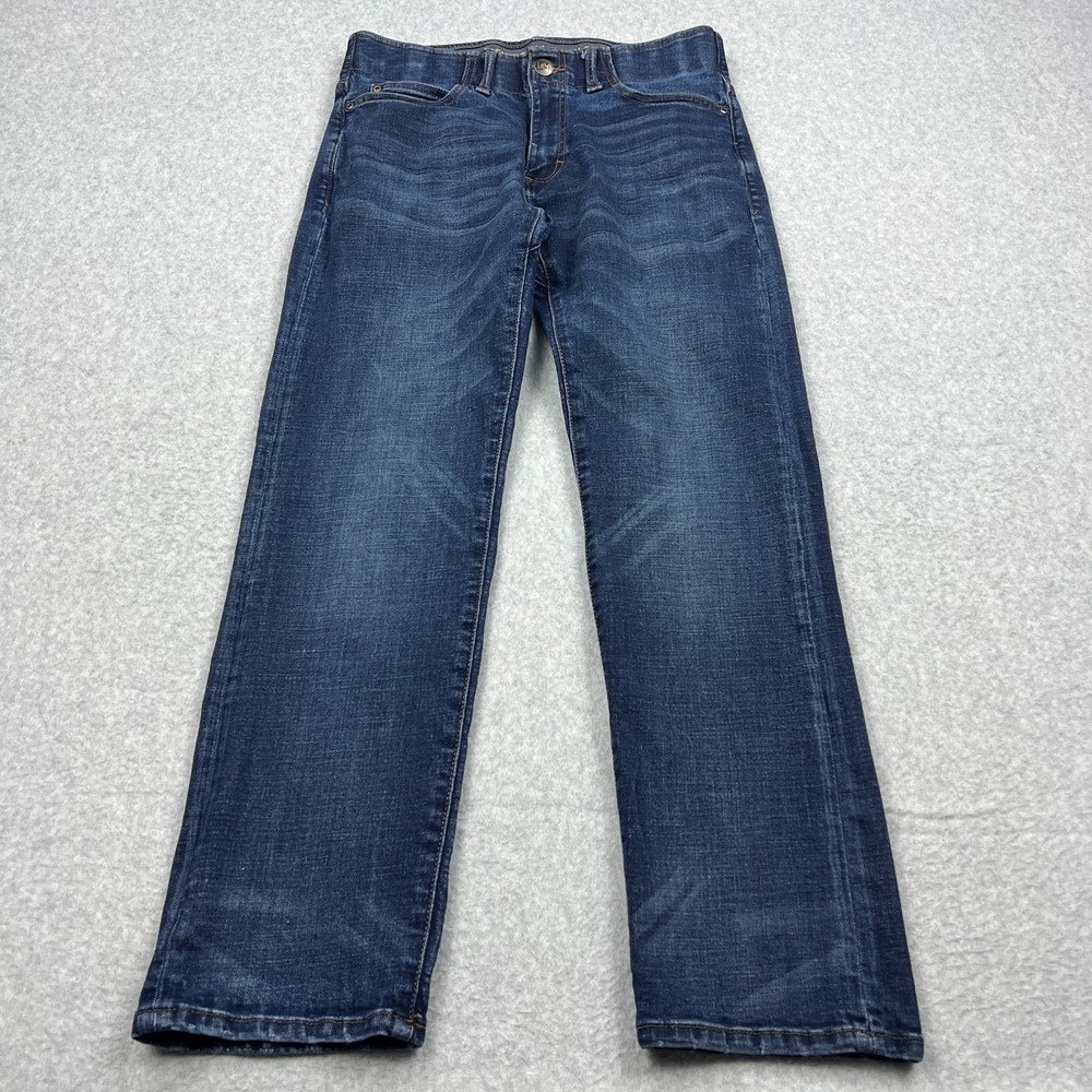 Lee Jeans Men's 32x30* Blue Extreme Motion MVP Slim Straight Dark Denim Stretch